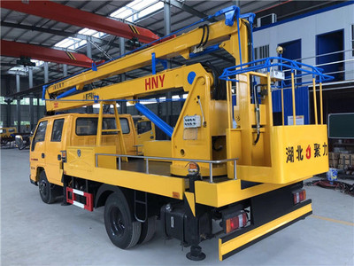 湖北福田43米高空作業車價格解析及產品圖片，兼談清洗吸污車選購要點